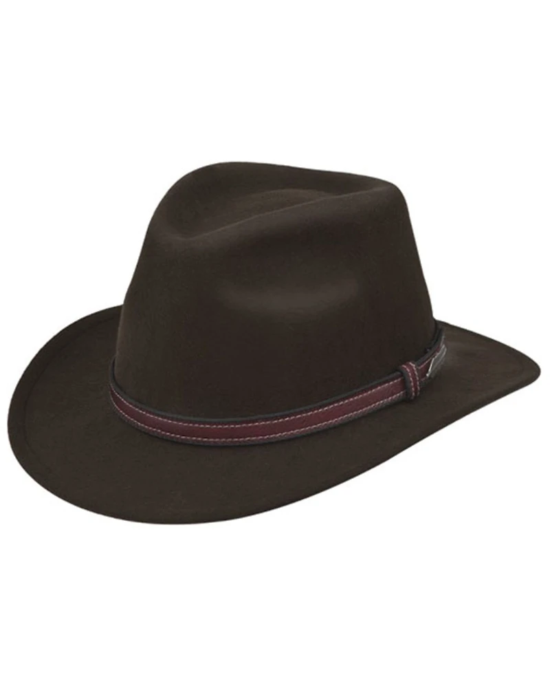 Black Creek Men's Crushable Felt Western Fashion Hat