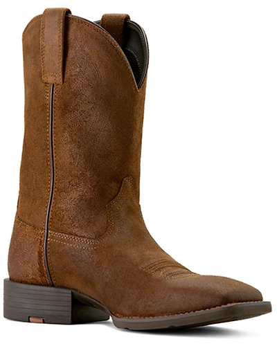 Ariat Men's Sport Big Country Roughout Performance Western Boots - Broad Square Toe
