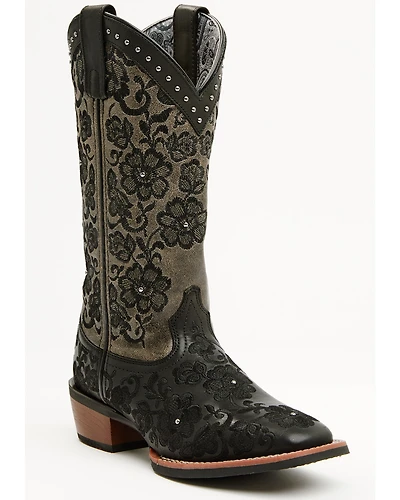 Laredo Women's Flora Western Boots - Broad Square Toe