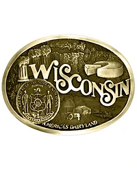 Montana Silversmiths Women's Wisconsin Cast Belt Buckle