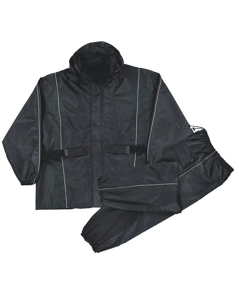 Milwaukee Leather Men's Reflective Heat Guard Waterproof Rain Suit - 4X