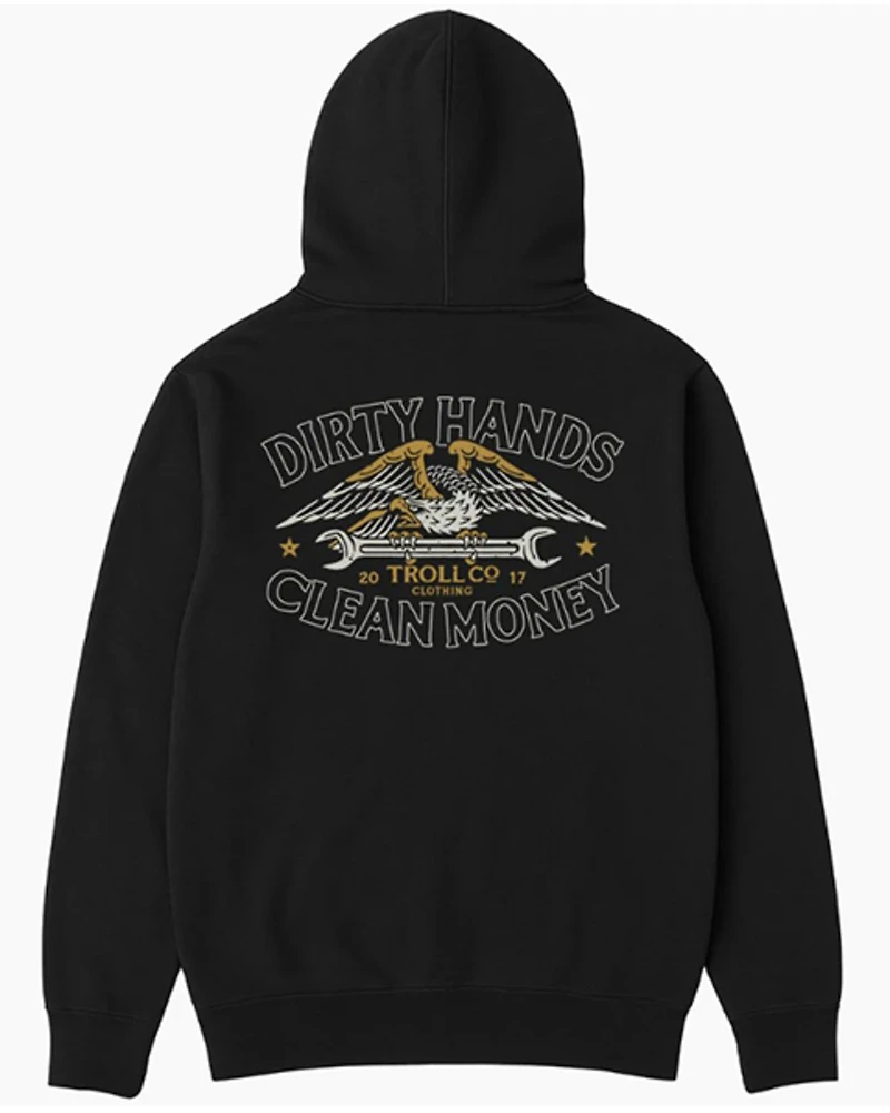 Troll Co Men's DHCM Wing Spanner Hooded Sweatshirt