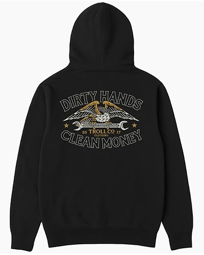 Troll Co Men's DHCM Wing Spanner Hooded Sweatshirt