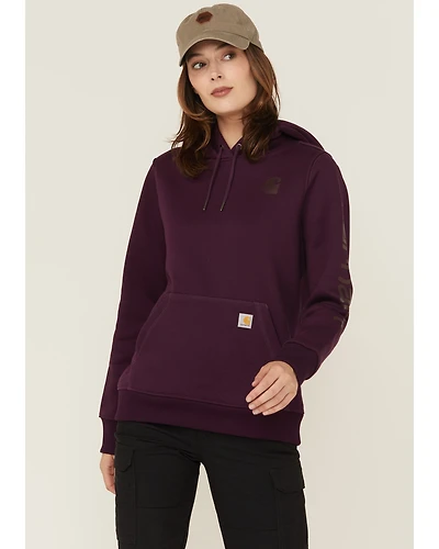 Carhartt Women's Relaxed Fit Midweight Logo Graphic Hoodie