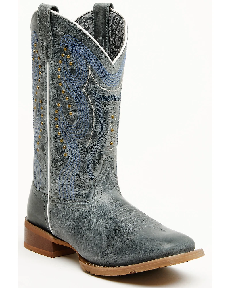 Laredo Women's Chic Western Boots - Broad Square Toe