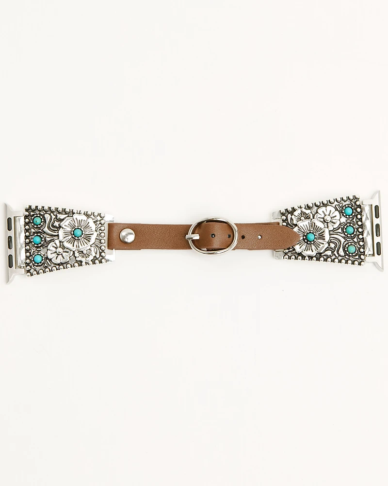 Shyanne Women's Floral Stone Smart Watch Band