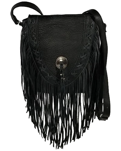 Kobler Leather Women's Black Lubbock Crossbody Bag