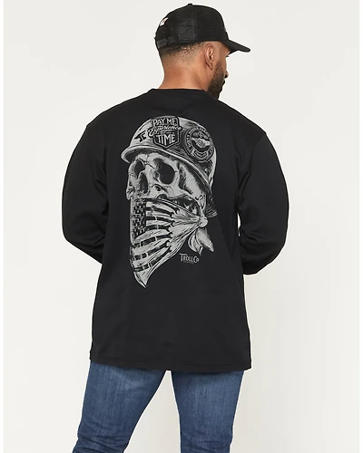 Troll Co Men's FR Headstrong Long Sleeve Graphic Work T-Shirt - Big