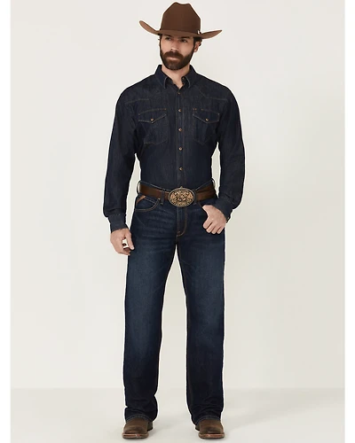 Ariat Men's M4 Sullivan Murphy Dark Wash Relaxed Bootcut Stretch Denim Jeans