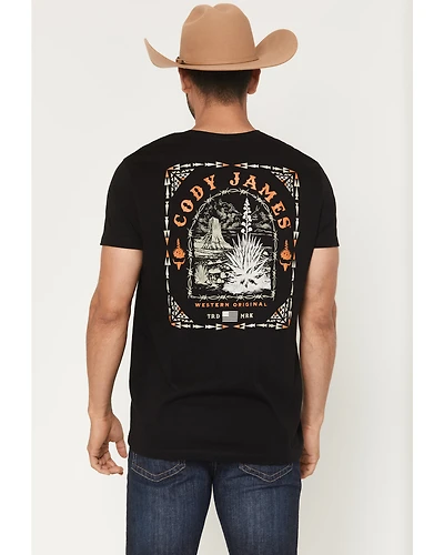 Cody James Men's Agave Desert Short Sleeve Graphic T-Shirt