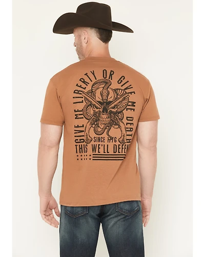 Howitzer Men's Defend Me Short Sleeve Graphic T-Shirt