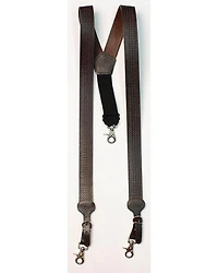 Nocona Leather Basketweave Men's Suspenders