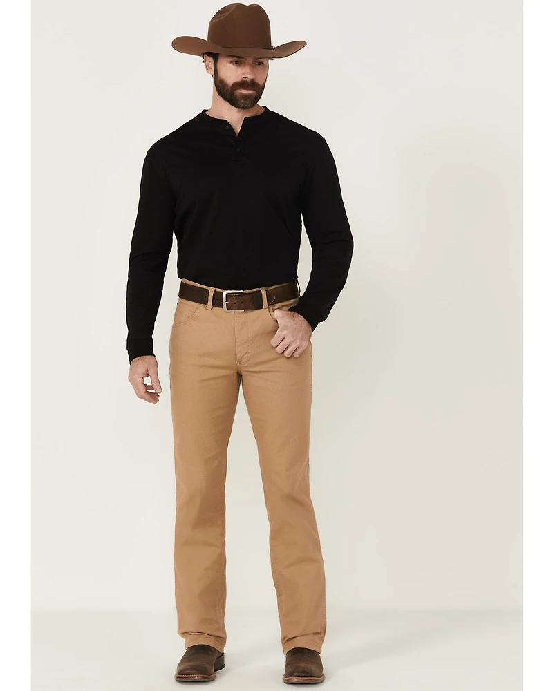 Wrangler Men's Tough Comfort Performance Slim Straight Canvas Jeans