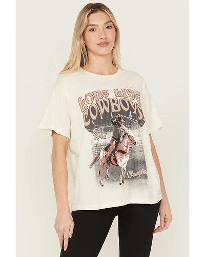 Wrangler Women's Long Live Short Sleeve Graphic Tee
