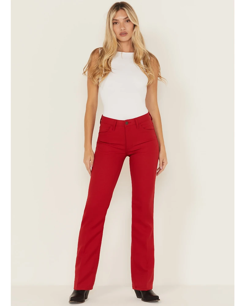 Wrangler Retro Women's Wrancher High Rise Straight Stretch Jeans