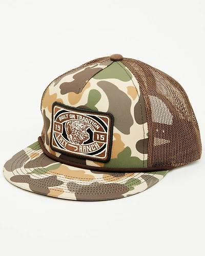 Lazy J Ranch Wear Men's Camo Drive Line Ball Cap