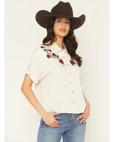Idyllwind Women's Songwriter Short Sleeve Snap Sateen Western Shirt