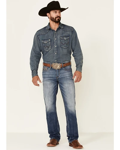 Cody James Men's Bullock Wash Jackson Slim Straight Stretch Denim Jeans