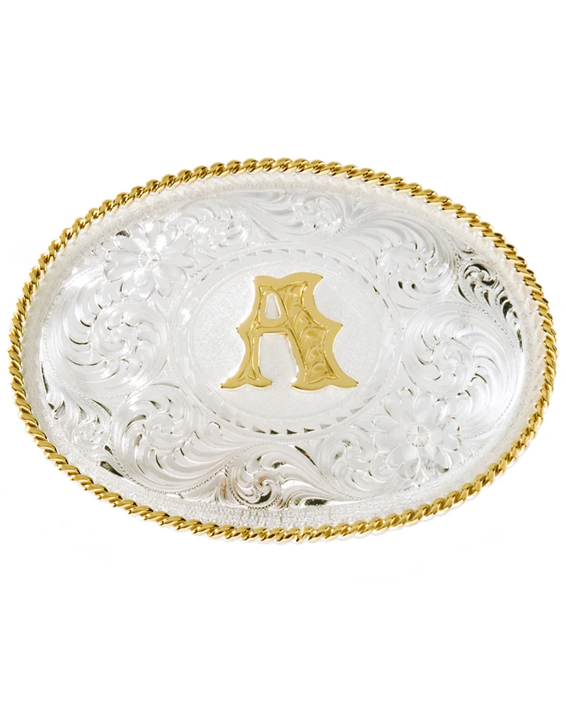 Montana Silversmiths Initial A Western Buckle