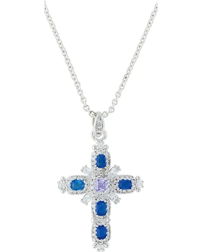 Montana Silversmiths Women's River Of Lights Budded Cross Necklace
