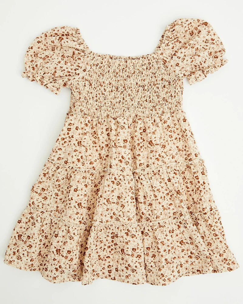 Yura Toddler Girls' Floral Print Dress