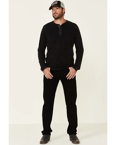 Levi's Men's 501 Black Original Fit Stretch Straight Jeans