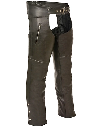 Milwaukee Leather Men's Zippered Thigh Pocket Chaps - 4X