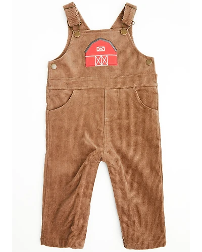Angel Dear Infant Boys' Barn Corduroy Overalls