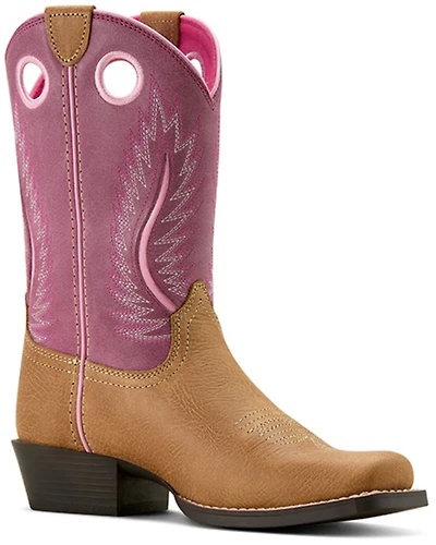 Ariat Girls' Futurity Western Boots - Broad Square Toe