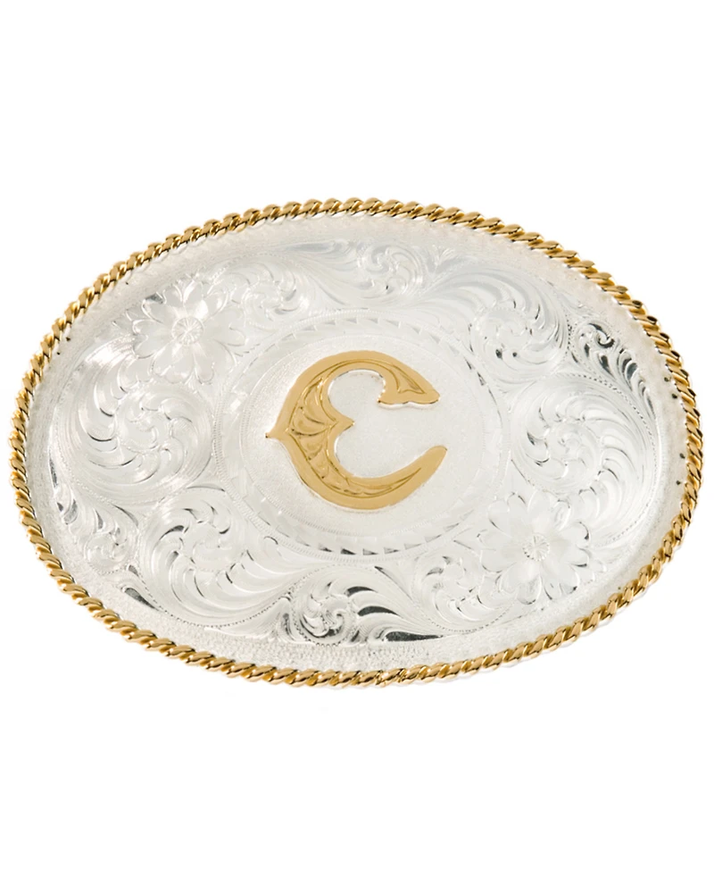 Montana Silversmiths Initial C Western Buckle
