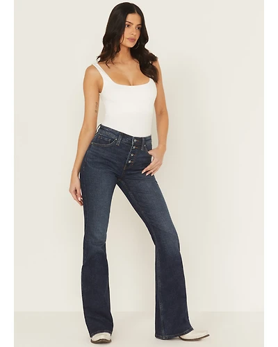 Shyanne Women's Luna High Rise Bootcut Stretch Denim Jeans