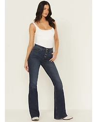 Shyanne Women's Luna High Rise Bootcut Stretch Denim Jeans