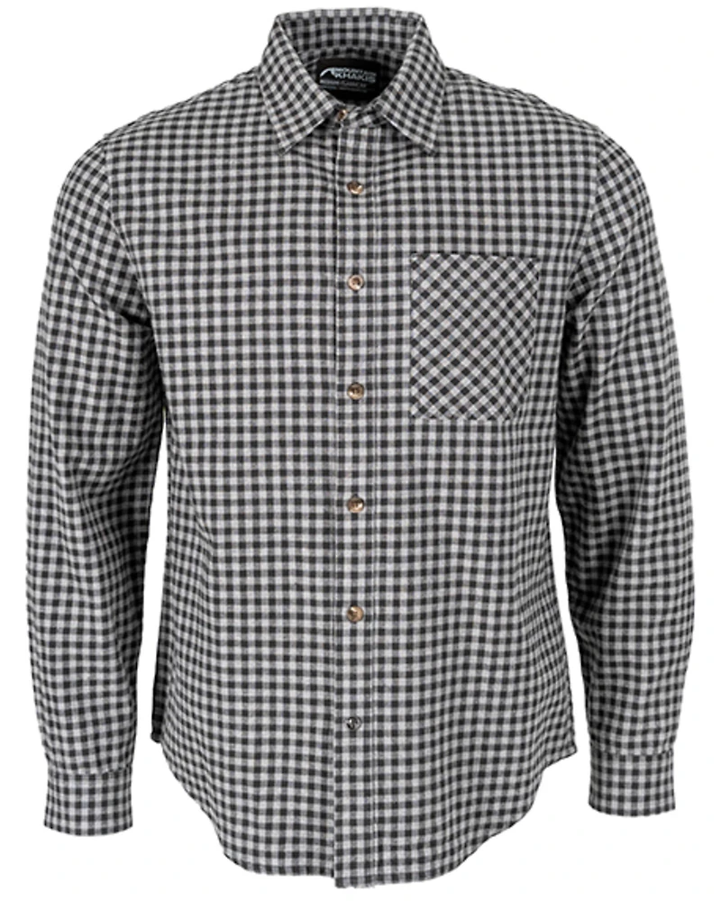 Mountain Khakis Men's Downtown Plaid Print Long Sleeve Button-Down Flannel Shirt