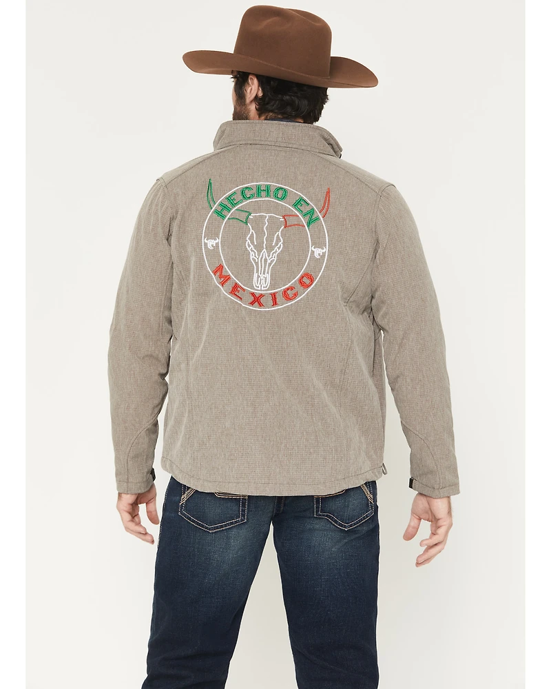 Cowboy Hardware Men's Hecho en Mexico Longhorn Softshell Jacket