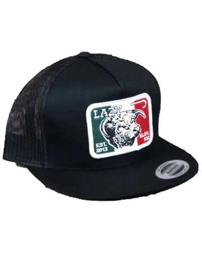 Lazy J Ranch Men's Elevation Mexican Flag Patch Logo Mesh-Back Ball Cap