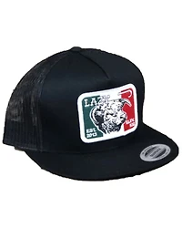 Lazy J Ranch Men's Elevation Mexican Flag Patch Logo Mesh-Back Ball Cap