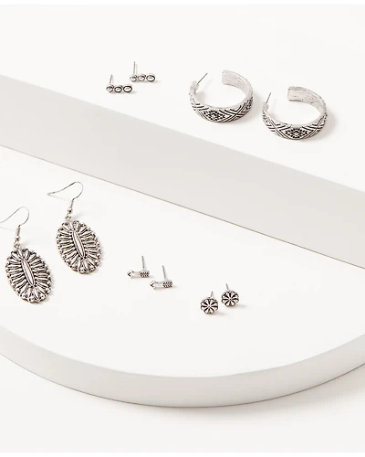 Shyanne Women's Shiloh Ridge Concho Earring Set - 5 Piece