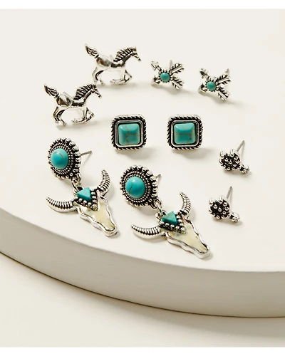 Shyanne Women's Wild West Earring Set - 5 Piece