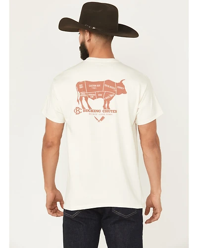 Bucking Chutes Men's Prime Cuts Short Sleeve Graphic T-Shirt