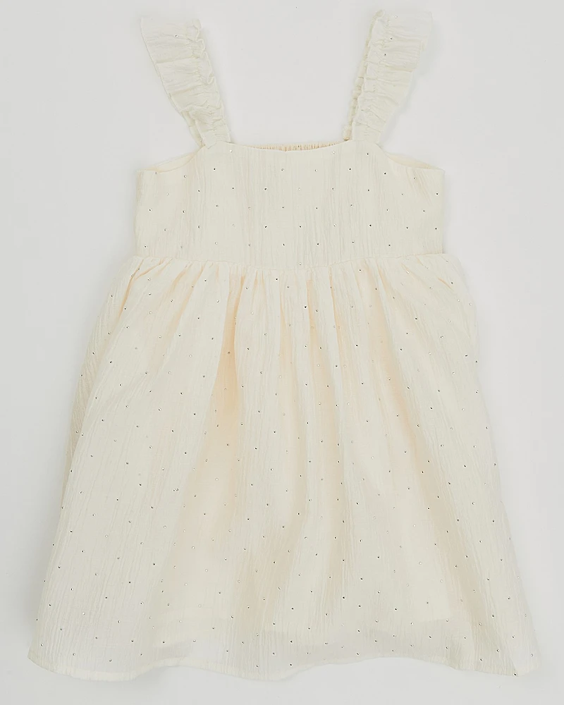 Yura Toddler Girls' Embellished Sleeveless Dress