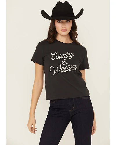 White Crow Women's Country & Western Short Sleeve Graphic Tee