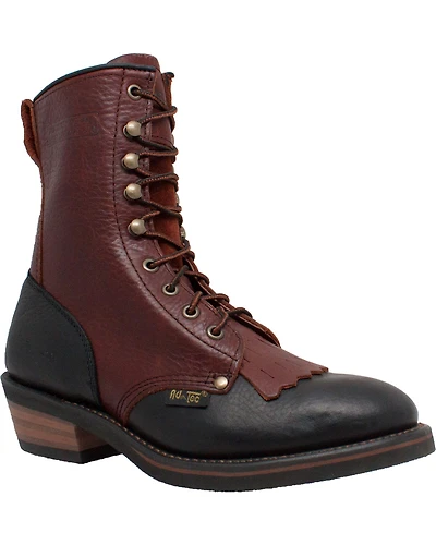 Ad Tec Women's 8" Tumbled Leather Packer Boots - Soft Toe
