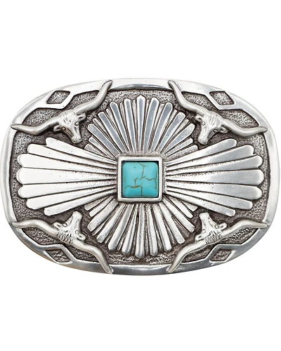 Cody James Kids' Long Horn Scalloped Buckle