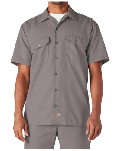 Dickies Men's Twill Short Sleeve Button-Down Original Work Shirt