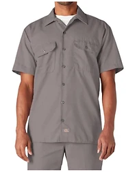 Dickies Men's Twill Short Sleeve Button-Down Original Work Shirt