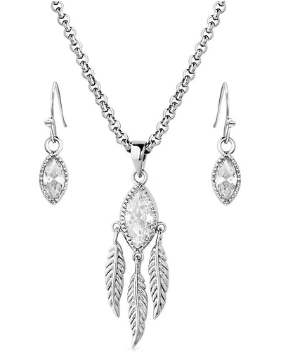 Montana Silversmiths Women's Catching Light Jewelry Set - 2 Piece