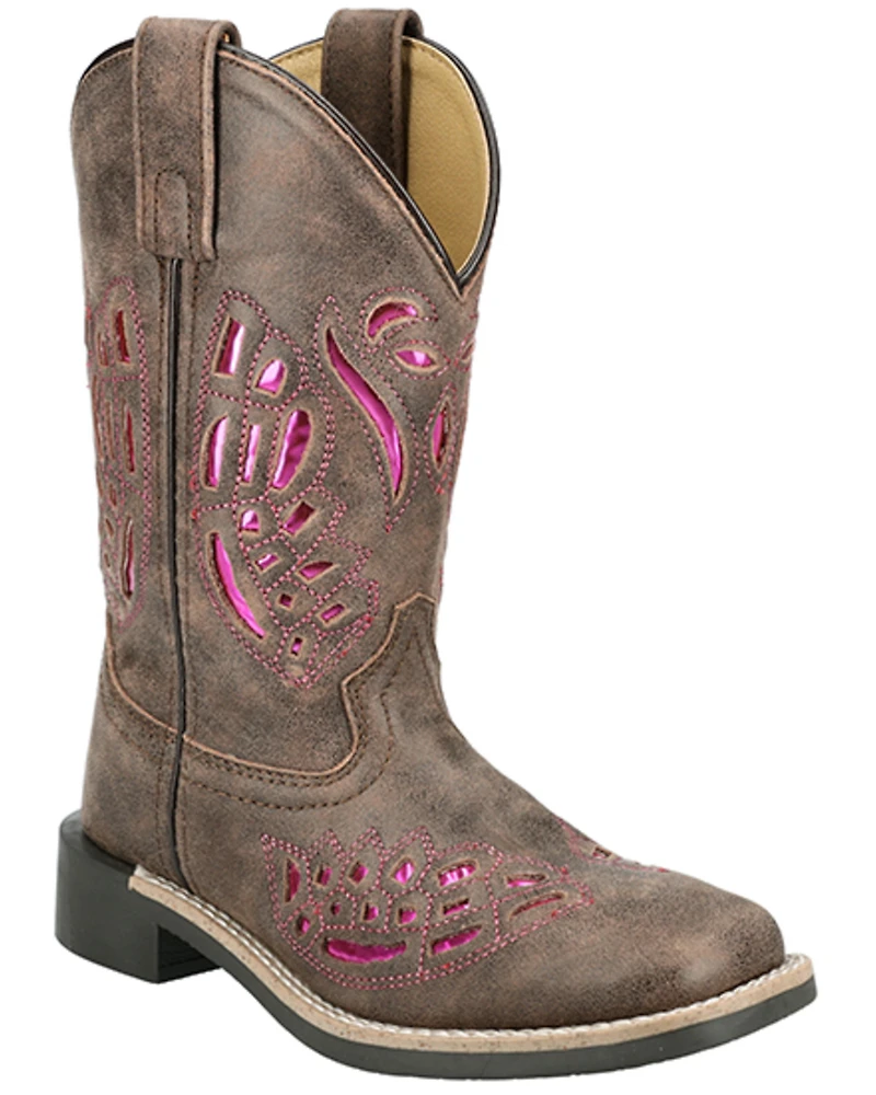 Smoky Mountain Girls' Trixie Western Boots - Broad Square Toe