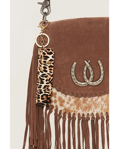 Shyanne Women's Leopard Print Lipstick Case Bag Charm