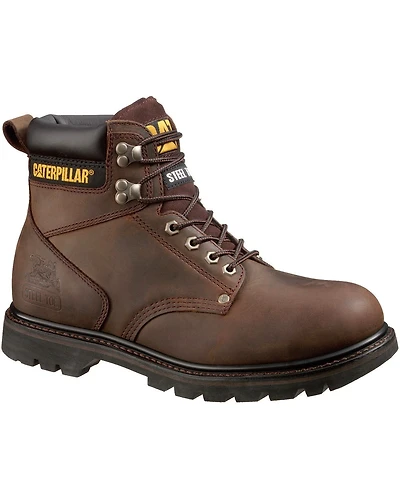 CAT Men's Second Shift Steel Toe Work Boots