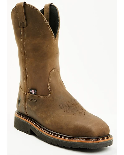 Cody James Men's Pull-On Waterproof Work Boots - Composite Toe